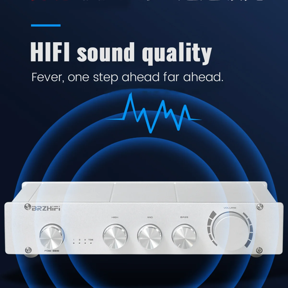 Préamplificateur HiFi Classe A BRZHIFI L1B - Bluetooth 5.0, Contrôle Graves/aigus Indépendant - Pour Chaîne Stéréo Maison - 14