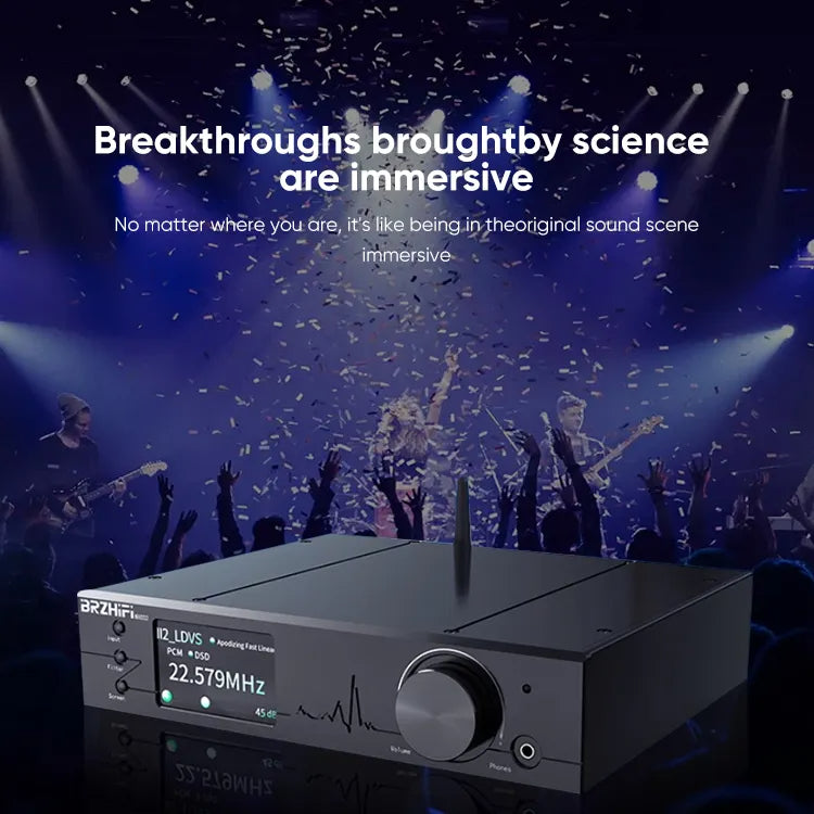echo1 BRZ HIFI DAC ES9038Q2M 2個搭載 Brzhifi-XLR-RCA-Coax-USB-Dsd-