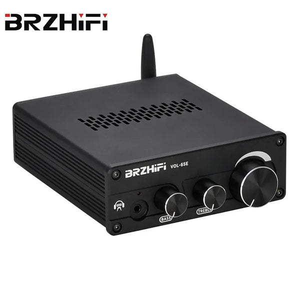 BRZHIFI VOL-65E 6J5 Vacuum Tube Preamplifier BT5.0 Audiophile HIFI Headphone Preamp