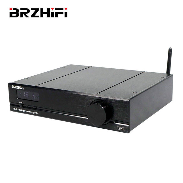 BRZHIFI X10 150W*2 High Fidelity Power Bluetooth Amplifier with IR Remote