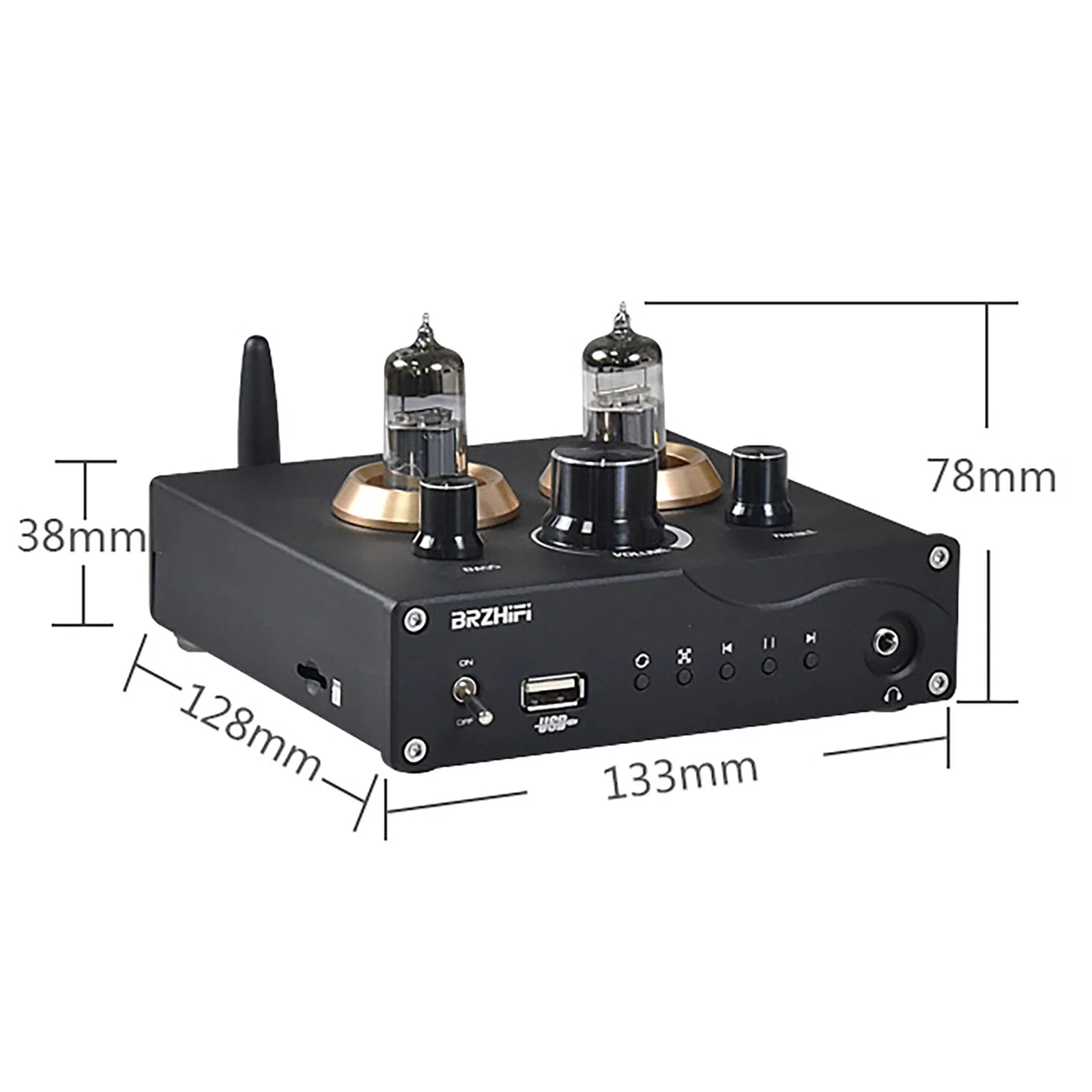 BRZHIFI VOL-65U BT5.0 Electronic Vacuum Tube Preamplifier – BrzHifi