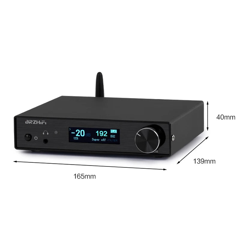 BRZHIFI SU12 Dual AK4493S DAC Bluetooth 5.1 Receiver – BrzHifi