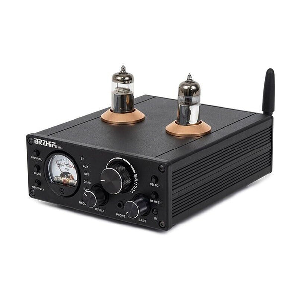 BRZHIFI PAD-M5N HiFi Bluetooth 80W+80W High Power Electronic Tube Amplifier-